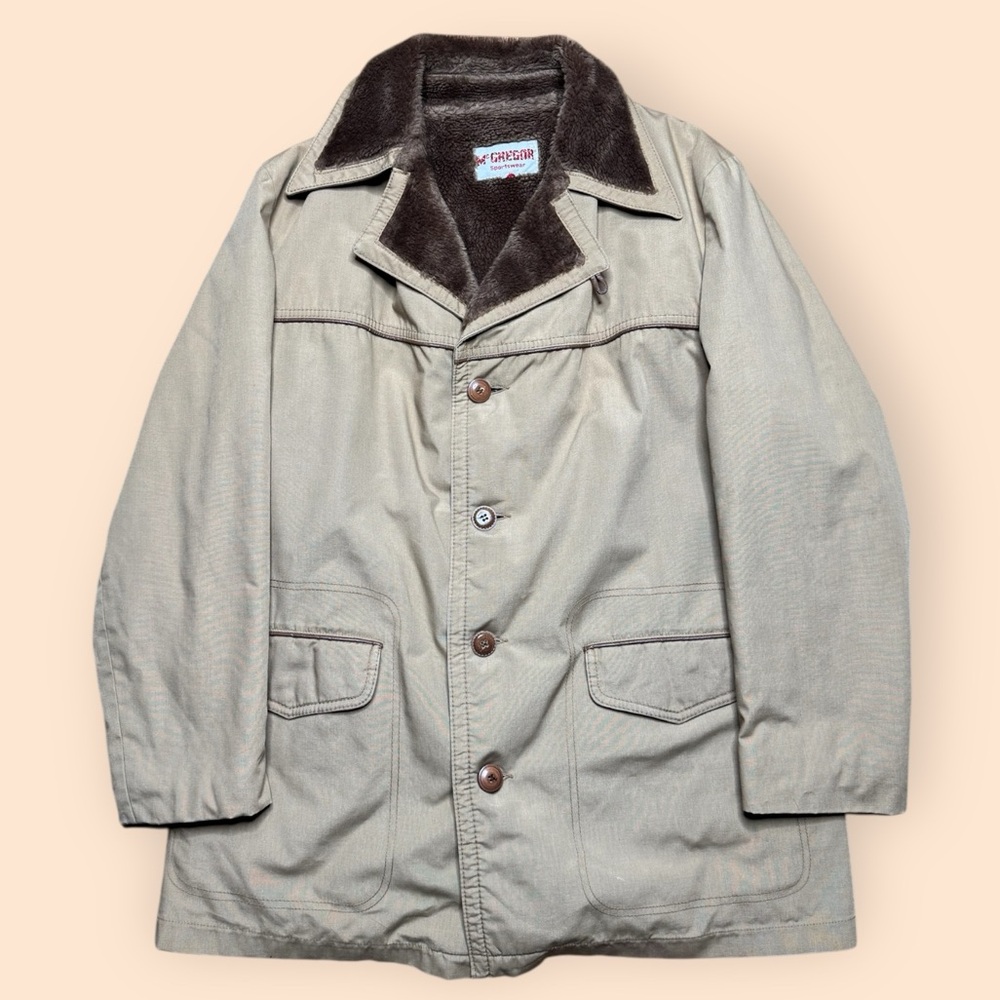 Vintage 1970s Mcgregor Jacket Men’s Size 42 Tan Vtg 70s